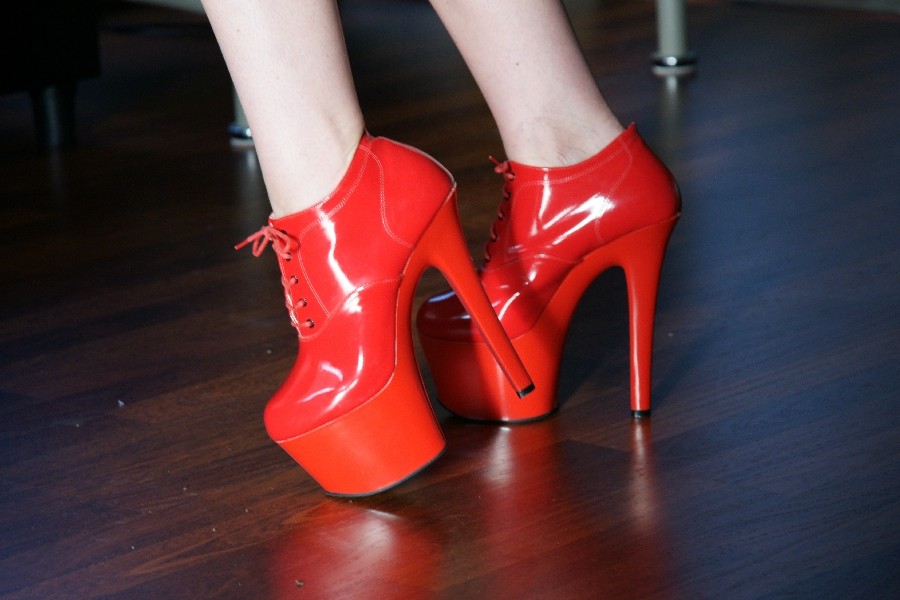 high heel oxfords. Sexy red high heel stiletto